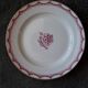 1 set of 6 Art Deco dessert plates from Limoges