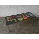 Vintage ceramic coffee table