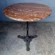 70cm marble bistro table / pedestal table