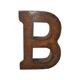 Lettre industrielle "B" en fer