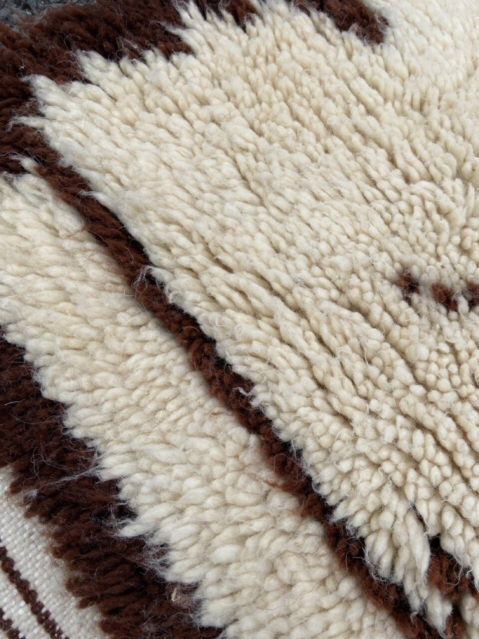 Large contemporary Moroccan Berber rug modern wool design