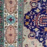 Tapis vintage persan de Tabriz fait main 300x395 cm