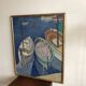 Huile sur toile vue de port Mangeol