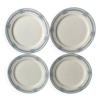 Assiettes Terre de fer Sarreguemines