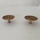 Pair of antique Empire furniture knobs in bronze from the 19th century.