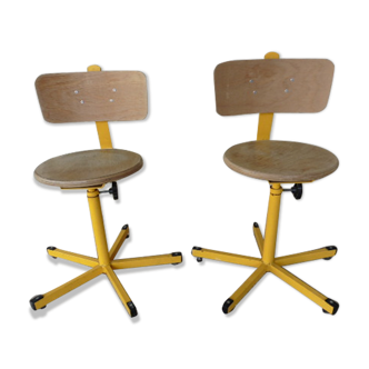 2 workshop or lab chairs