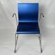 Chaise Blå Station en aluminium bleu et inox, Suède, 2004