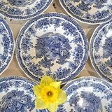 Old Lunéville soup plates
