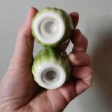 Set of 2 vintage salt and pepper shakers asparagus shape