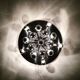 Mid Century Modern Sputnik wall lamp or flush light by Cosack
