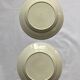 2 Onnaing Terre de Fer plates, Eglantines model, circa 1900