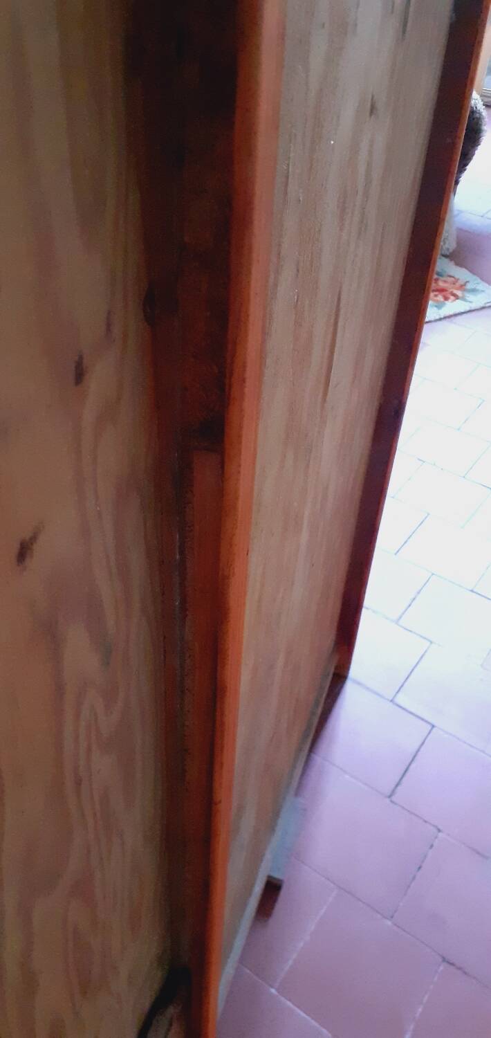 Meuble de bureau vintage année 50 en chêne
