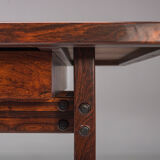 Mid-Century Modern Jacaranda Itamaraty Desk by Sergio Rodrigues for Oca, Brazil, 1960s