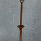Turned wooden floor lamp from the 1950s.