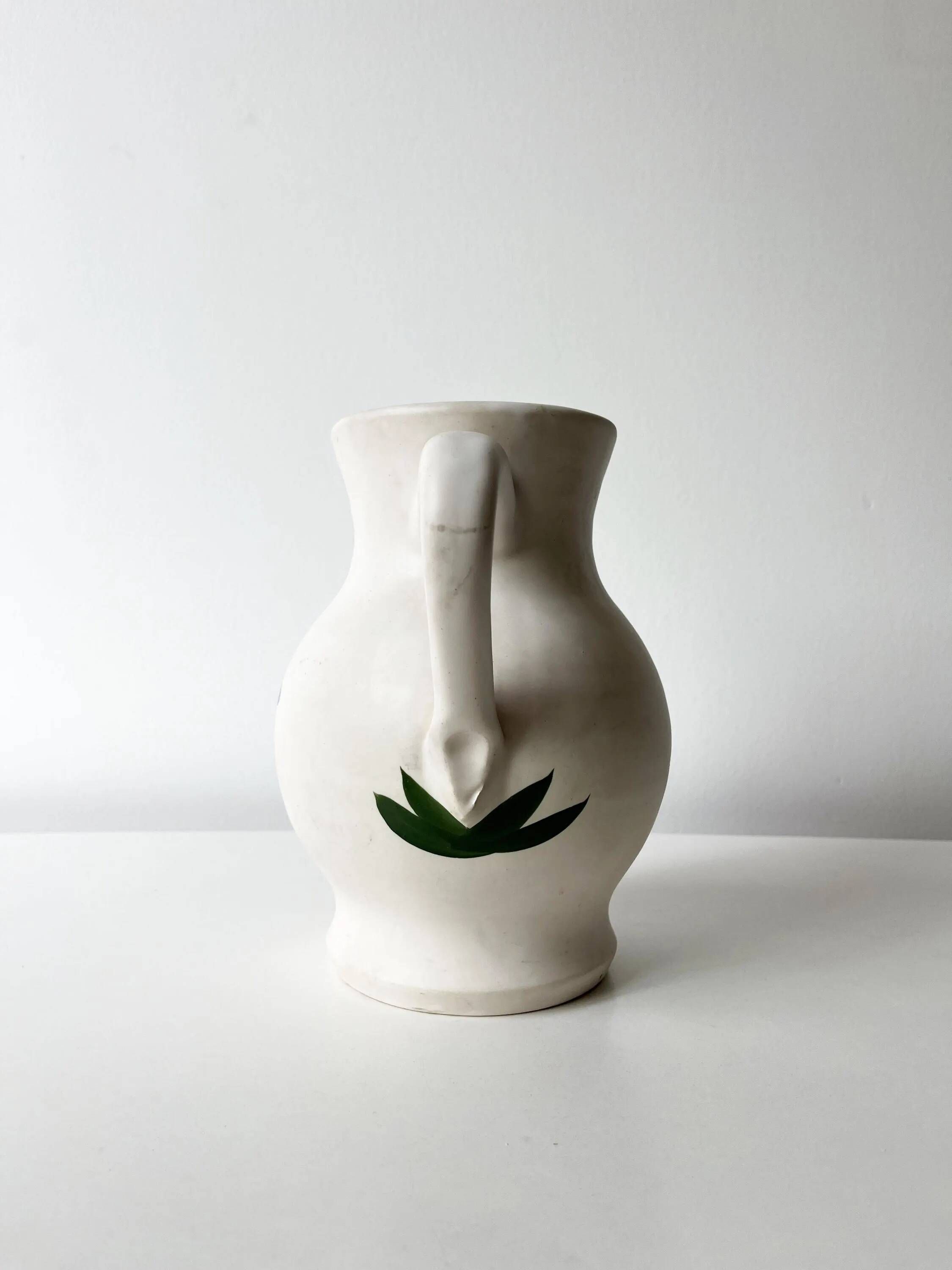 Ceramic carafe or jug 1960 Marais Pottery