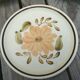 Lot of 4 mismatched plates herbarium vegetable decoration