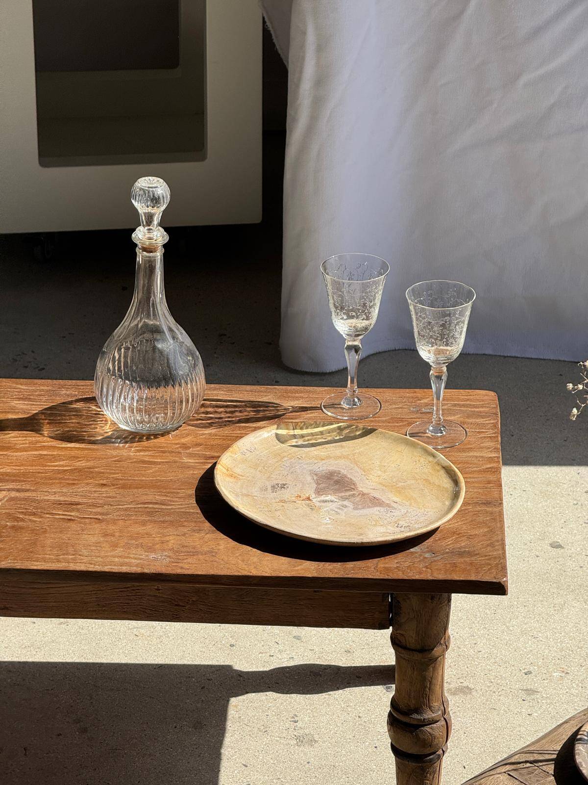 Petrified wood bowl or dish D27-23 -3322