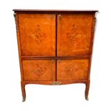 Furniture bar, marquetry