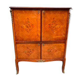 Furniture bar, marquetry