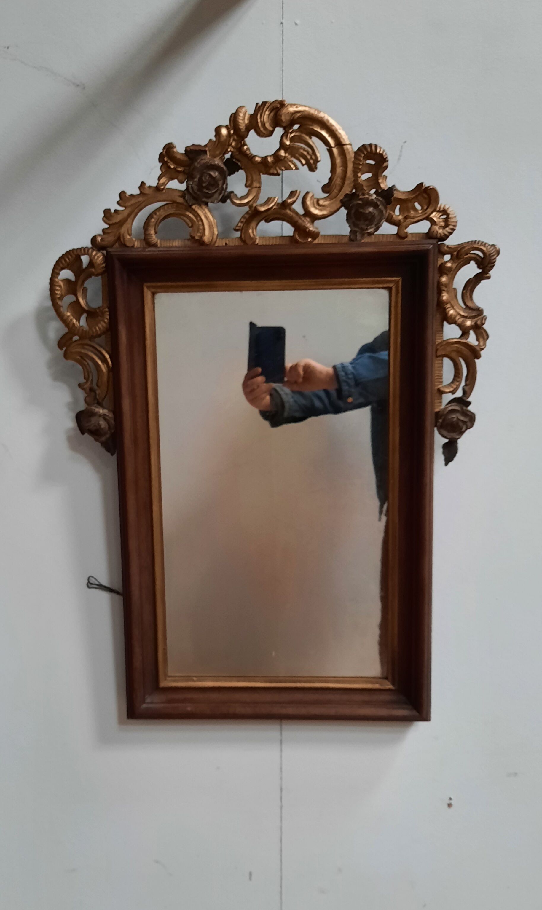 Mirror wooden frame