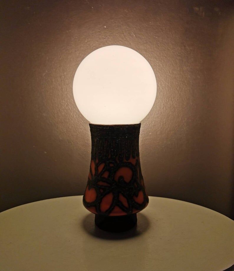 Vintage ceramic table lamp 1970