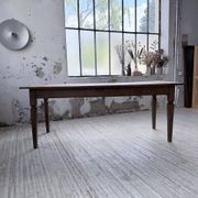 Solid oak farmhouse table with extensions (190-280cm) 1950