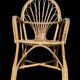 Rattan armchairs from the 70s France, set of 4