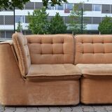 Vintage Modular Sofa 70ties champagne