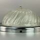 60s 70s Lamp Plafoniere Flush Mount Glass Space Age Design 60s