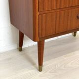 Petit commode d'appoint scandinave vintage 1960's