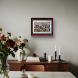 Carcassonne, Aude, vintage, photo plate printed in 1935.