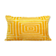 Silk ikat velvet pillow