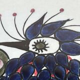 Mid-Century Modern Danish design plate Crazy Bird by Beth Breyen for Royal Copenhagen