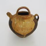 Old goat, jug, gargoulette, sandstone water pitcher. nineteenth century