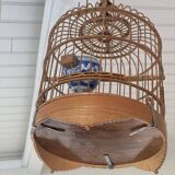 Vintage Vietnam Bamboo Bird Cage