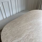 Travertine dining table