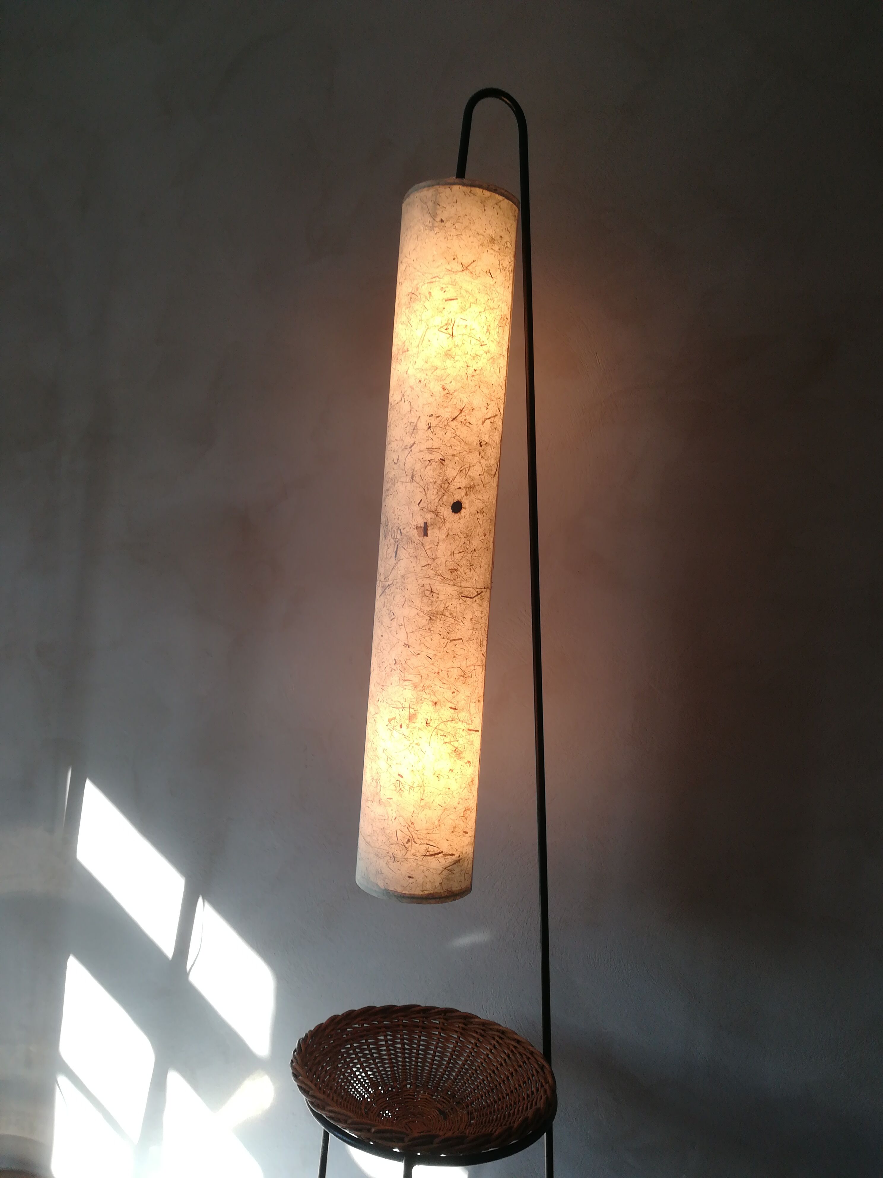 1950s tube floor lamp