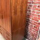 Commode penderie en placage palissandre de rio