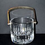 Glaçon Avignon ice bucket in Saint-Louis crystal with BAR WHISKY label
