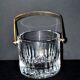 Glaçon Avignon ice bucket in Saint-Louis crystal with BAR WHISKY label