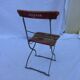 Chaise pliante bistrot années 30