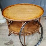 English oval tea table