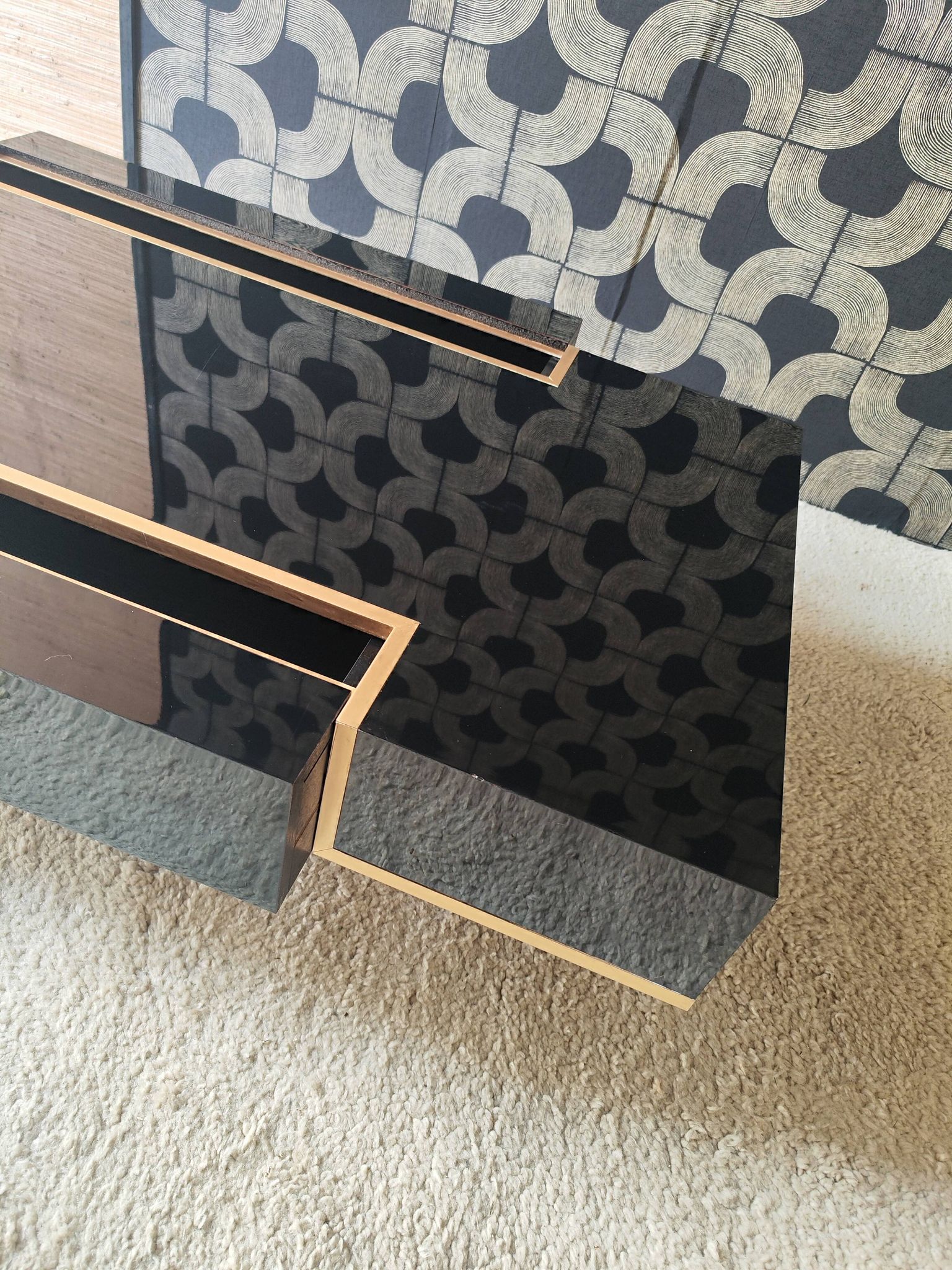 Rare Roche Bobois coffee table from the 1970s.