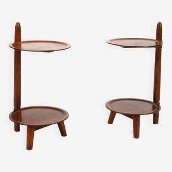 Paire De Tables d'Appoint Danoise d'Edmund Jörgensen, 1950