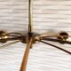 Large vintage Arlus chandelier - 5 arms - 1950s design