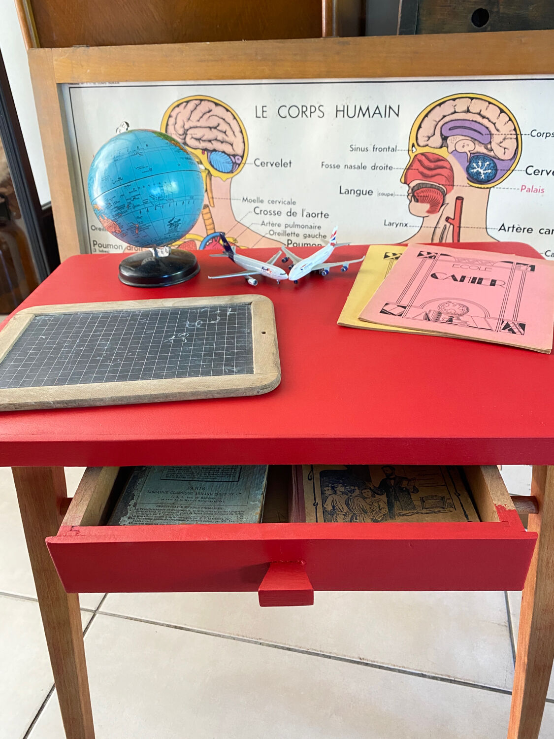 Baumann desk and children's chair set