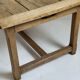 Table de monastère française en chêne du 19ème siècle