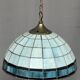 Tiffany-style pendant lamp.