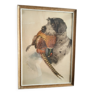 Lithograph signed Riab