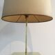 Lampe laiton et son abat jour